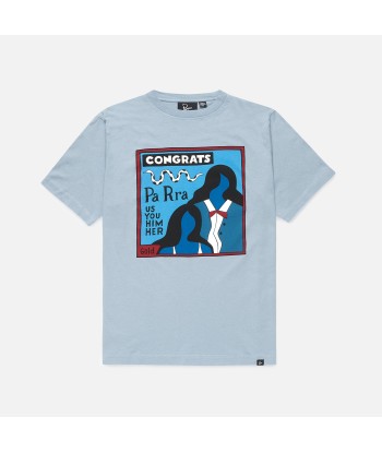 by Parra Congrats Tee - Dusty Blue des créatures d'habitude