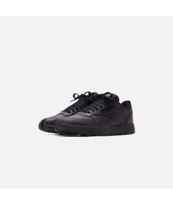 Reebok x Margiela Classic Leather Tabi - Black le concept de la Pate a emporter 