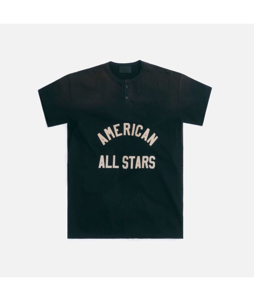 Fear of God All Star Henley Tee - Black l'évolution des habitudes 