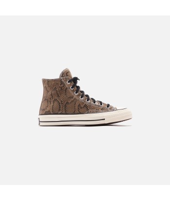 Converse Chuck 70 Archive Reptile Suede High - Brown / Egret / Black brillant des détails fins