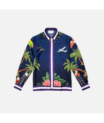 Casablanca Surf Club Midnight Printed L/S Shirt - Navy vente chaude votre 