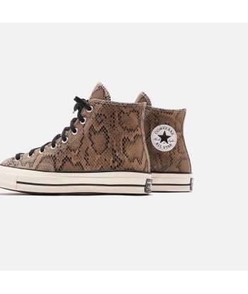 Converse Chuck 70 Archive Reptile Suede High - Brown / Egret / Black brillant des détails fins