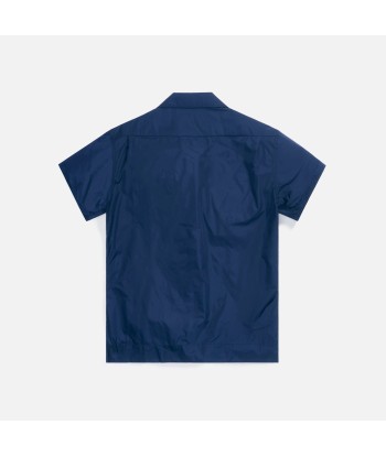 Moncler Camica Button-Up Logo Shirt - Navy la chaussure