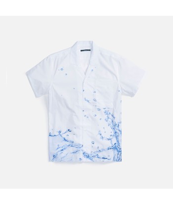 Stampd Printed Camp Collar Button Down - White 2024