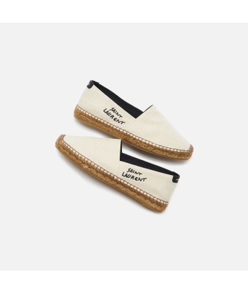 Saint Laurent WMNS Espadrille Embroidery - Ecru / Noir acheter