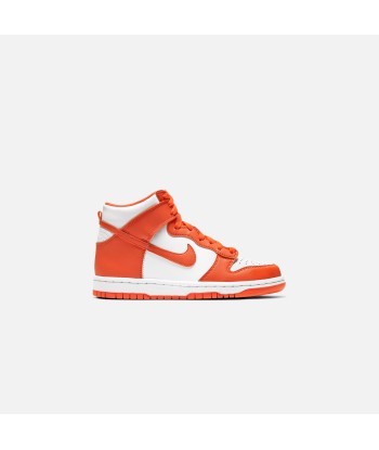 Nike GS Dunk High - White / Orange Blaze Toutes les collections ici