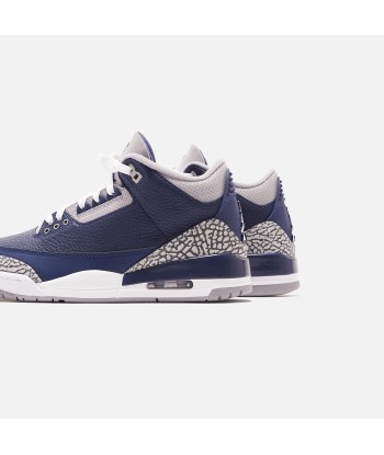 Nike Air Jordan 3 Retro - Midnight Navy / White / Cement Grey ou a consommer sur place