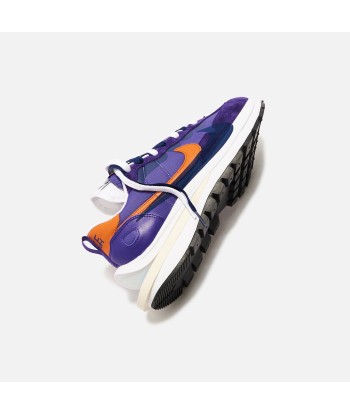 Nike x Sacai Vaporwaffle - Dark Iris / Campfire Orange du meilleur 