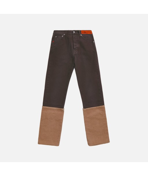 Heron Preston Cuffed Leg Reg 5 Pocket - Brown Vous souhaitez 