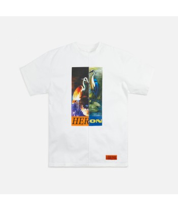 Heron Preston OS Split Herons Tee - White de votre