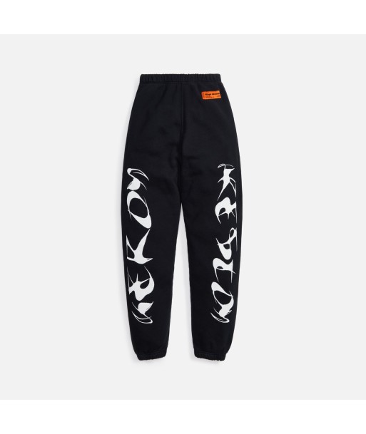 Heron Preston Plain Sweatpants HP Brush - Black Dans la société mordern