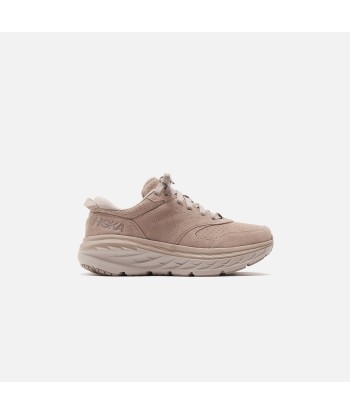 Hoka Bondi L Suede - Simply Taupe / Pumice Stone la livraison gratuite