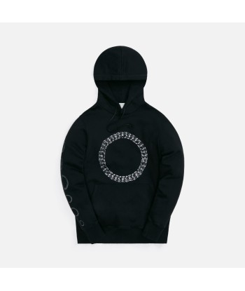 1017 ALYX 9SM Hoodie With Cube Chain Graphic - Black Les magasins à Paris