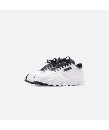 adidas Consortium x Reebok x Margiela Classic Leather Tabi Hand Painted - White / Black pas chere