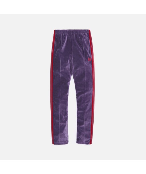 Needles Narrow Track Pant C/PE Velour - Purple 2024