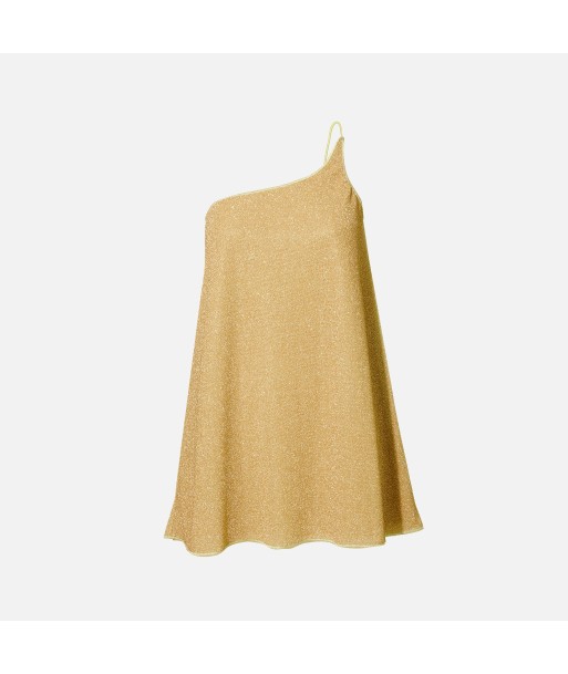 Oseree Lumiere One Shoulder Dress - Gold du meilleur 