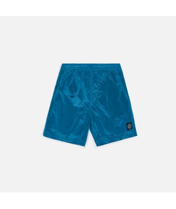 Stone Island Nylon Metal Garment Dyed Swim Short - Turquoise basket pas cher