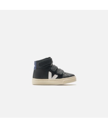 Veja Small Esplar Mid Fur - Black / White / Cobalt chez Cornerstreet bien 