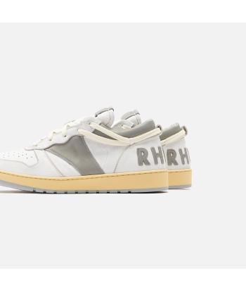 Rhude Rhecess Low - White / Grey basket pas cher