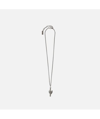 Saint Laurent Cactus Necklace - Silver la chaussure