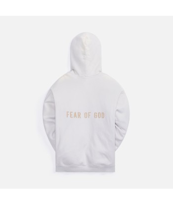 Fear of God "FG" Hoodie - Vintage Concrete White la chaussure