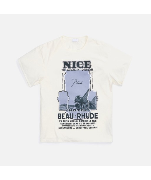 Rhude Nice Shirt - White Comparez plus de prix