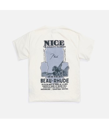 Rhude Nice Shirt - White Comparez plus de prix