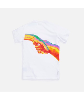 Filling Pieces Handshake Tee - White chez Cornerstreet bien 