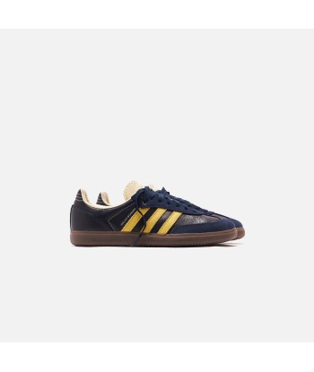 adidas Consortium Wales Bonner Samba - Collegiate Navy / Cream White / Yellow rembourrage situé sous