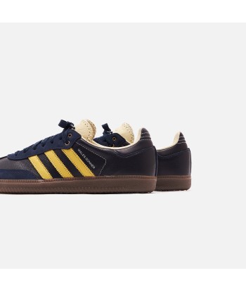 adidas Consortium Wales Bonner Samba - Collegiate Navy / Cream White / Yellow rembourrage situé sous