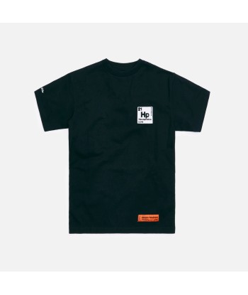 Heron Preston Tee OS Periodic - Black le des métaux précieux