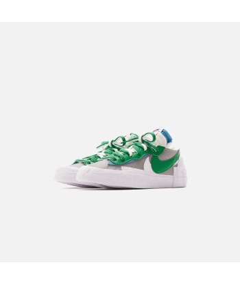 Nike x Sacai Blazer Low - Medium Grey / Classic Green / White Par le système avancé 