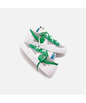 Nike x Sacai Blazer Low - Medium Grey / Classic Green / White Par le système avancé 