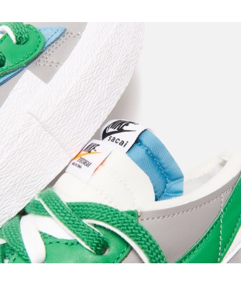 Nike x Sacai Blazer Low - Medium Grey / Classic Green / White Par le système avancé 