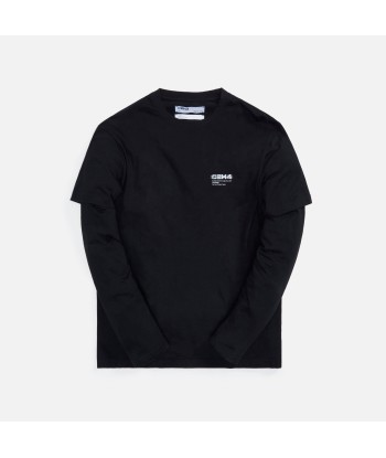 C2H4 Double Layer L/S Tee - Black de l' environnement