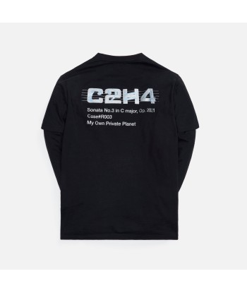 C2H4 Double Layer L/S Tee - Black de l' environnement