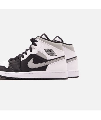 Nike Air Jordan 1 Mid - Black / White / Light Smoke / Grey l'évolution des habitudes 