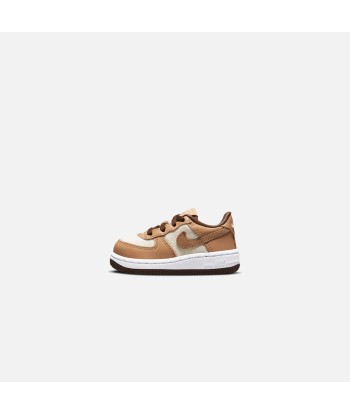 Nike TD Air Force 1 QS - Natural / Underbrush / Acorn Fin de série