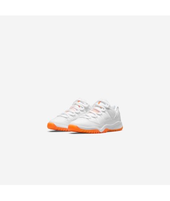 Nike Pre-School Air Jordan 11 Retro Low - White / Bright Citrus Le MVP de beaucoup