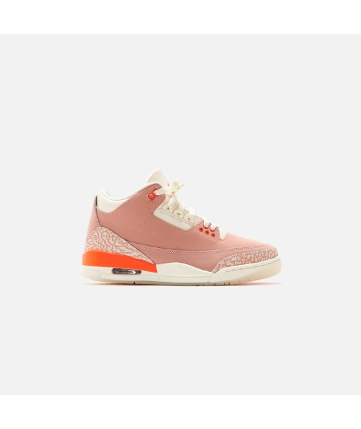 Nike WMNS Air Jordan 3 Retro - Sail / Crimson / Rust Pink / White Livraison rapide