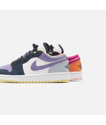 Nike WMNS Air Jordan 1 Low SE - Thunder Blue / White / Healing Orange 50% de réduction en Octobre 2024