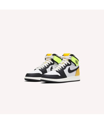 Nike GS Air Jordan 1 Retro High OG - White / Black / Volt Faites des économies