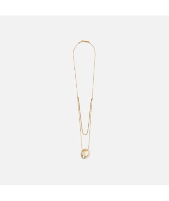 Ambush Misfit Stone Ring Necklace - Gold Faites des économies