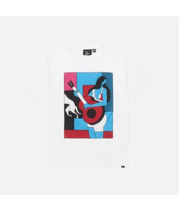 by Parra Can't Hardly Stand it Tee - White s'inspire de l'anatomie humaine