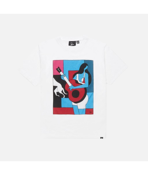 by Parra Can't Hardly Stand it Tee - White s'inspire de l'anatomie humaine