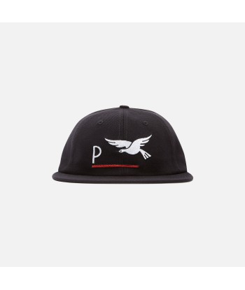 by Parra Surprised 6 Panel Hat - Black Paris Déstockage Promo