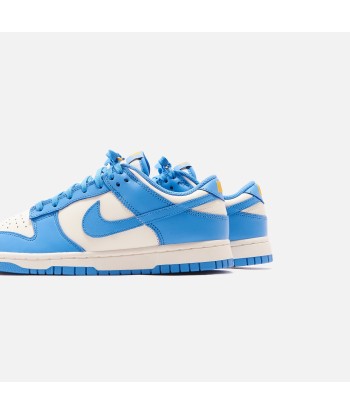 Nike WMNS Dunk Low - Sail / Coast / University Gold rembourrage situé sous