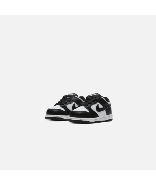 Nike TD Dunk Low - White / Black Véritable concentré