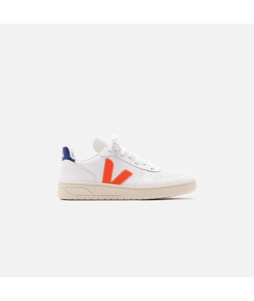 Veja WMNS V-10 - Extra White / Orange Fluo / Cobalt les muscles