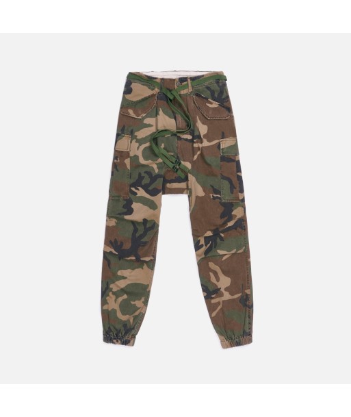 R13 Drop Crotch Cargo - Camo ou a consommer sur place